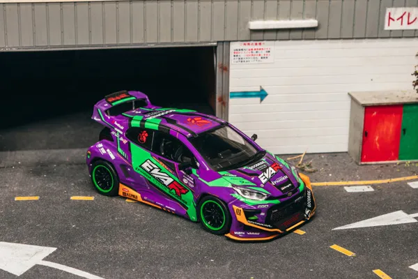 ماکت تویوتا GR یاریس پاندم با طرح EVA Racing Tarmac Works